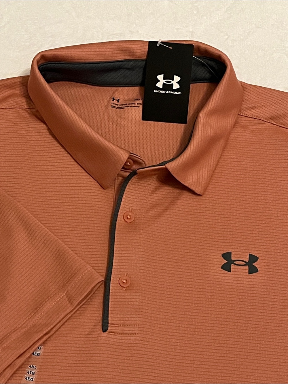 Under Armour Tech Shirt Mens 4XL Polo Performance Golf UA  NWT